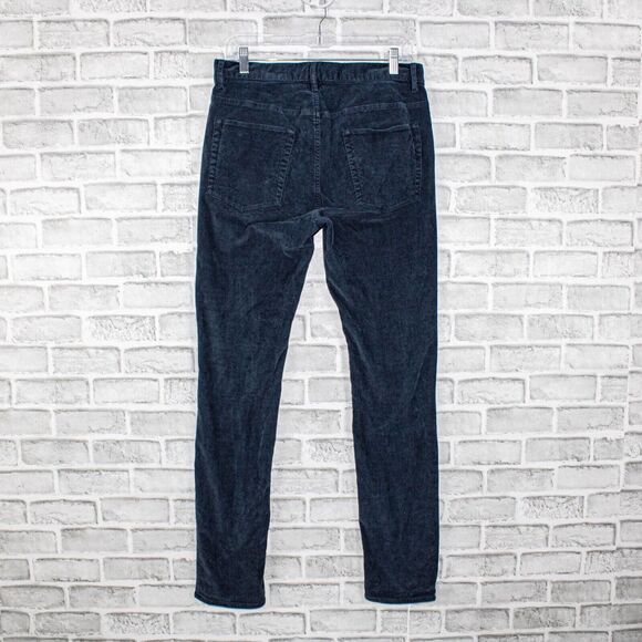 ZADIG & VOLTAIRE Men's Slim Corduroy Jean Pants Navy Blue Size 32 - Picture 3 of 9